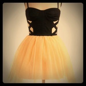 Hellz Bellz caged bustier tutu dress